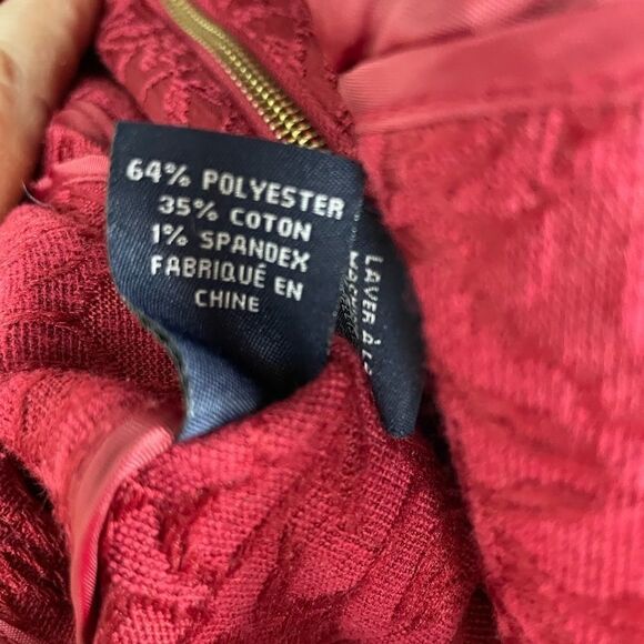 Jones New York Signature Full Zip Red Jacket Size M EUC - Picture 9 of 10